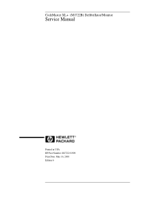 HP_CodeMaster_XL+_Defibrilllator_-_Service_manual