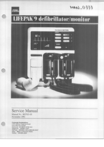 Physio Control Lifepak 9 Defibrillator - Service manual 2
