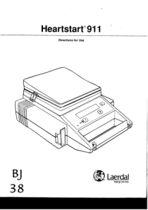 Laerdal Heartstart 911 Defibrillator - User guide