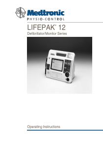 Medtronic Lifepak 12 Defibrillator - User manual