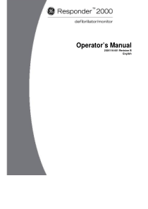 GE_Responder_2000_-_User_manual