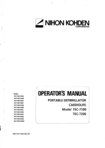 Nihon_Kohden_Cardiolife_TEC-7100,7200_-_User_manual