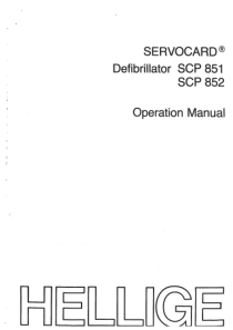 Hellige_SCP_851-852_-_User_manual