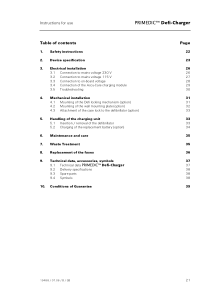 Metrax Primedic Defi Charger - User manual