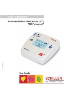 Schiller Fred Easyport AED - User manual