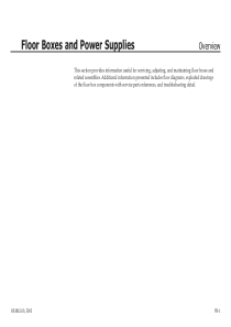 A-dec Floorbox - Service manual