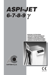 Cattani Aspi-Jet 6-9 Dental Aspirator - Service manual
