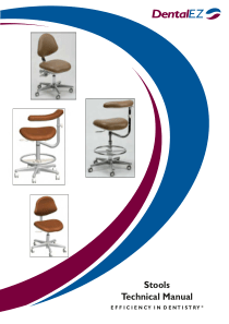 DentalEZ Stools - Technical manual