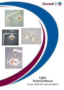 DentalEZ Lights - Technical manual