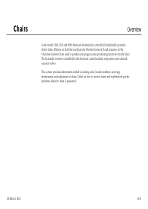 A-dec Dental Chair - Service manual