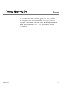A-dec CascadeMaster - Technical manual