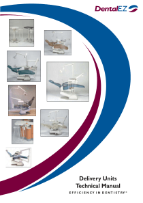 DentalEZ Delivery Units - Technical manual