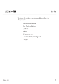 A-dec Dental System Accessories - Service manual