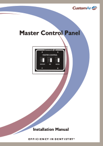 CustomAir Master Control Panel - Installation manual