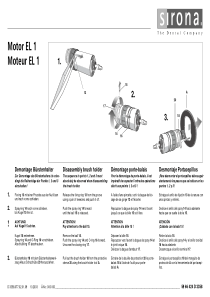 Sirona Handpiece Motor EL1 - Service manual