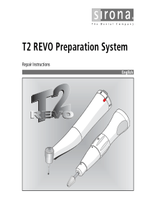 Sirona T2 Revo Handpiece - Service manual