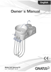 Gnatus Water Unit Syncrus G1 - User manual