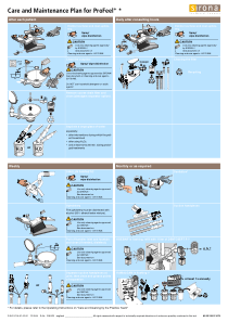 Sirona ProFeel+ Dental Unit - Cleaning plan