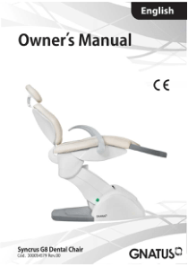 Gnatus Syncrus G8 Dental Chair - User manual