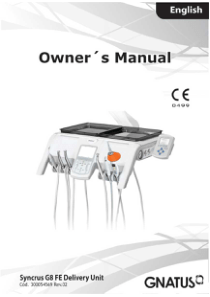Gnatus Syncrus G8 FE Delivery Unit - User manual