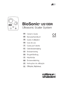 Biosonic US100 Ultrasonic Scaler - User manual