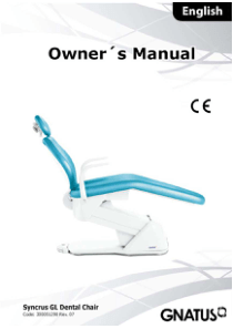 Gnatus Syncrus GL Dental Chair - User manual