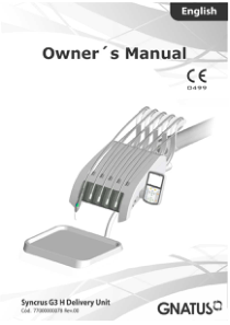 Gnatus Syncrus G3 H Delivery Unit - User manual