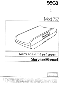 Seca_727_Electronic_Scale_-_Service_manual