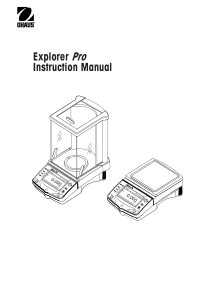 Ohaus_Balance_Explorer_-_Instruction_manual