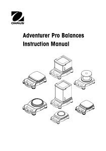 Ohaus_Balance_Adventurer_-_Instruction_manual