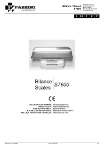 Fazzini Scales S7600 - User manual