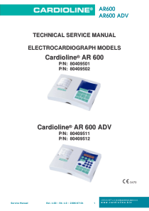 Cardioline_AR600_-_Service_manual