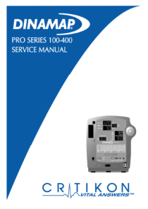 Critikon_Dinamap_Pro_100-400_-_Service_Manual