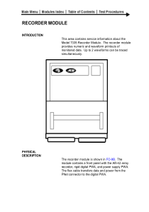 Critikon_Dinamap_Recorder_Modul-_Service_manual