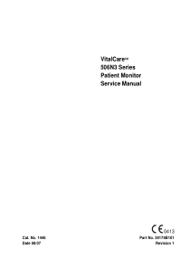 Criticare_Vitalcare_506N3_-_Service_manual