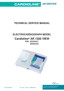 Cardioline_AR_1200_-_Service_manual