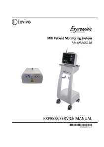 Invivo Expression MRI Monitoring System - Service manual