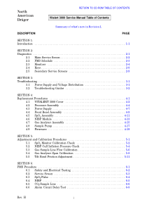 Drager Vitalert 3000 Monitor - Service manual