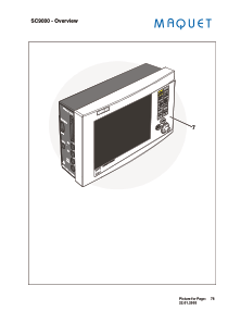 Maquet_SC_9000_Monitor_-_Spare_parts_list