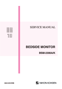 Nihon_Kohden_BSM-2300_-_Service_Manual