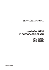 Nihon_Kohden_Cardiofax_GEM_ECG-9010_ECG-9020_-_Service_manual