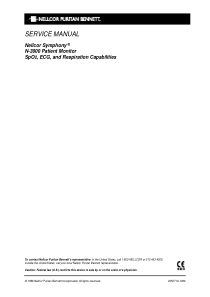 Nellcor_N-3000_Patient_Monitor_-_Service_manual