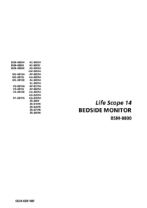 Nihon-Kohden_BSM-8800_Bedside_Monitor_-_Service_manual