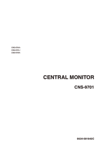 Nihon-Kohden_CNS-9701_Central_Monitor_-_Service_manual
