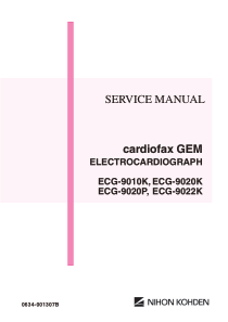 Nihon-Kohden_ECG-9010_ECG_Monitor_-_Service_manual