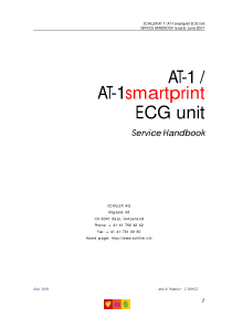 Schiller AT-1 - Service Manual
