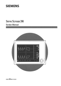 Siemens Servo Screen 390 Monitor - Service manual