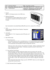 WelchAllyn Vital Signs 52000 Monitor - Test procedure