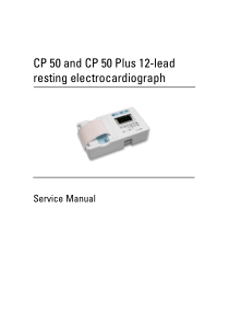 Welch Allyn CP-50 ECG - Service manual