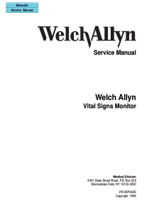 WelchAllyn_Vital_Signs_-_Service_manual